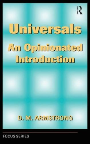 Universals : An Opinionated Introduction, Hardcover by Armstrong, D. M., Like…