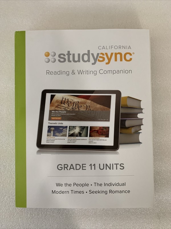 California Studysync Grade 11 — Reading & Writing Companion
