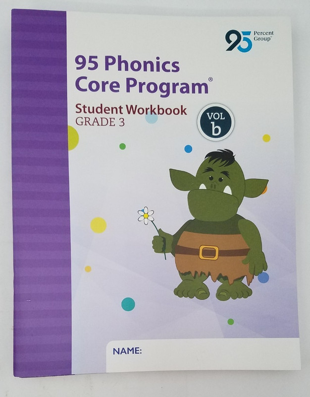 95 Phonics Core Program, Gr 3-Student Wkbk Set (A,B.C,D) for 5 Students-20 books gallery