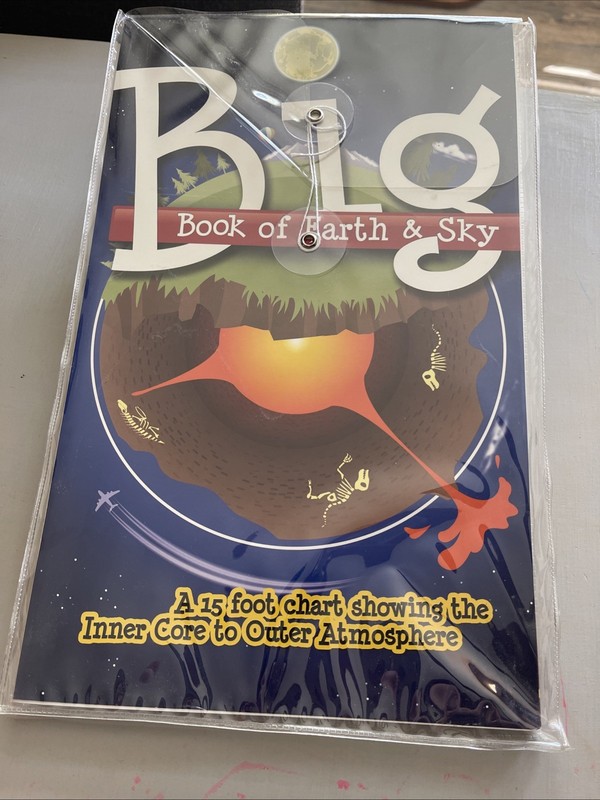 NEW! Big Book Of Earth & Sky, 15 Foot Chart, By Master Books