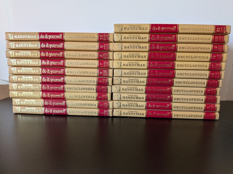 Complete Handyman Do It Yourself Encyclopedia * 1978 * Complete 21 Volume Set