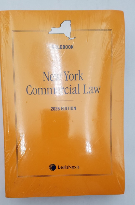 New York Commercial Law (Goldbook) 2026 Edition-9798341720596