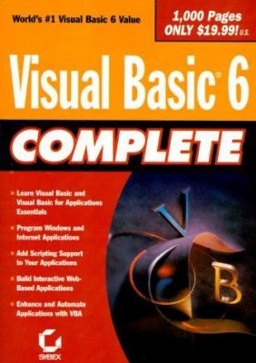 Visual Basic 6 Complete Paperback Steve, Sybex Inc. Staff Brown