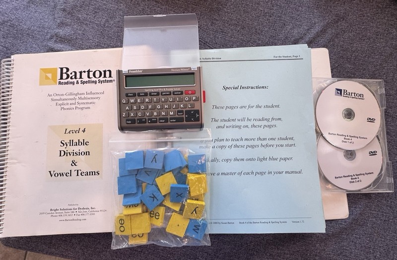 Barton Reading & Spelling System Level 4 Teacher’s Edition Ring Bound DVD