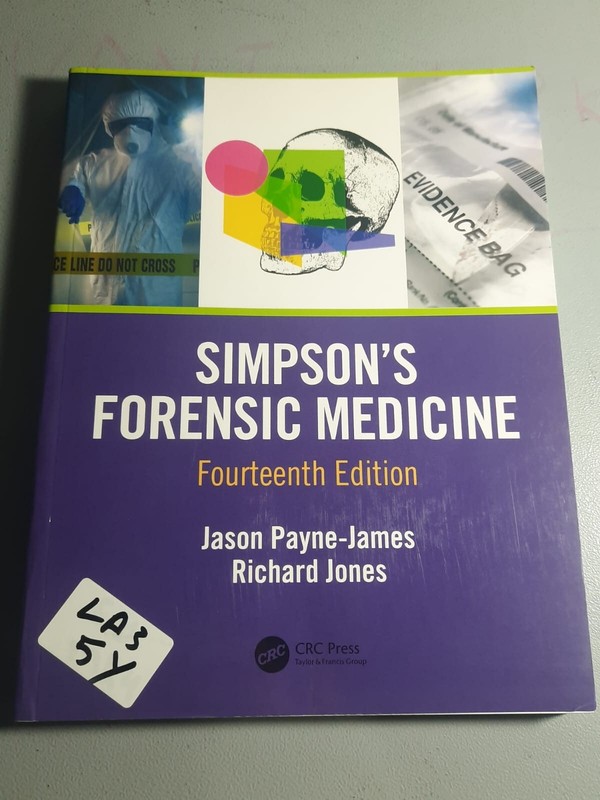 Simpson's Forensic Medicine 14th Edition - Jason Payne-James - 9781498704298 gallery