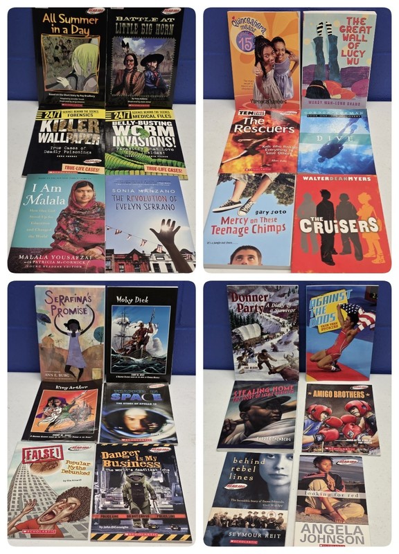 6th-8th Grade – Scholastic READ 180 – Stage B, Remedial Reading (24 books)
