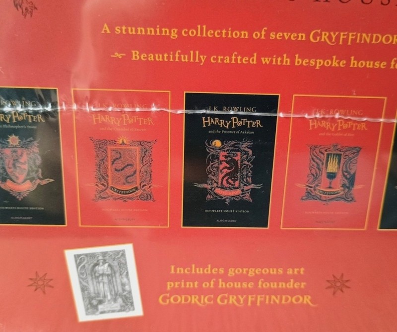 Harry Potter Gryffindor House Editions Hardback Box Set by J.K. Rowling (English
