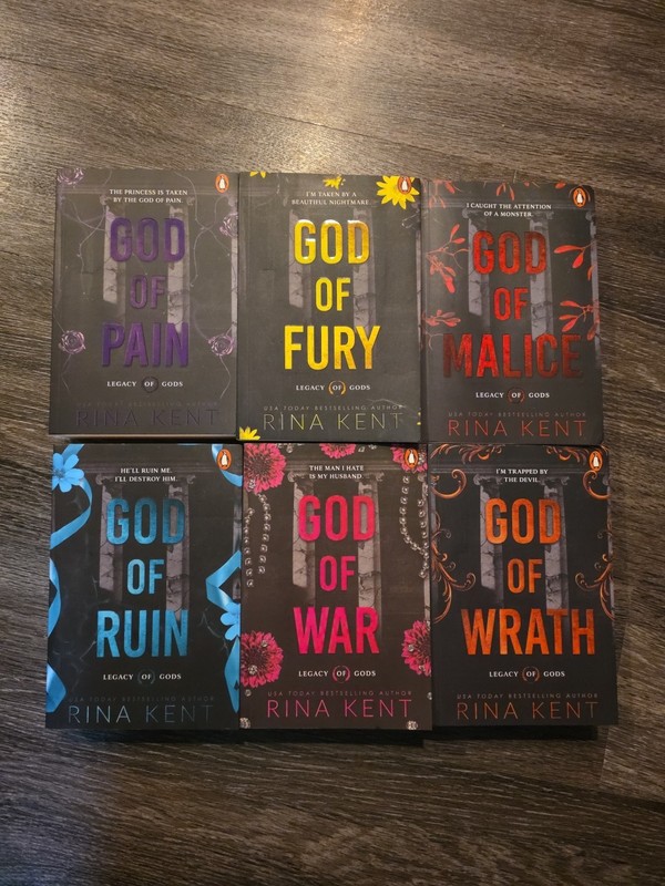 Legacy of Gods Series 6 Books Set by Rina Kent (Paperback)