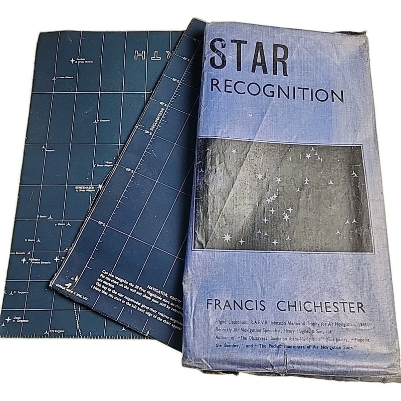 Star Recognition Francis Chichester 1931 Folding Maps