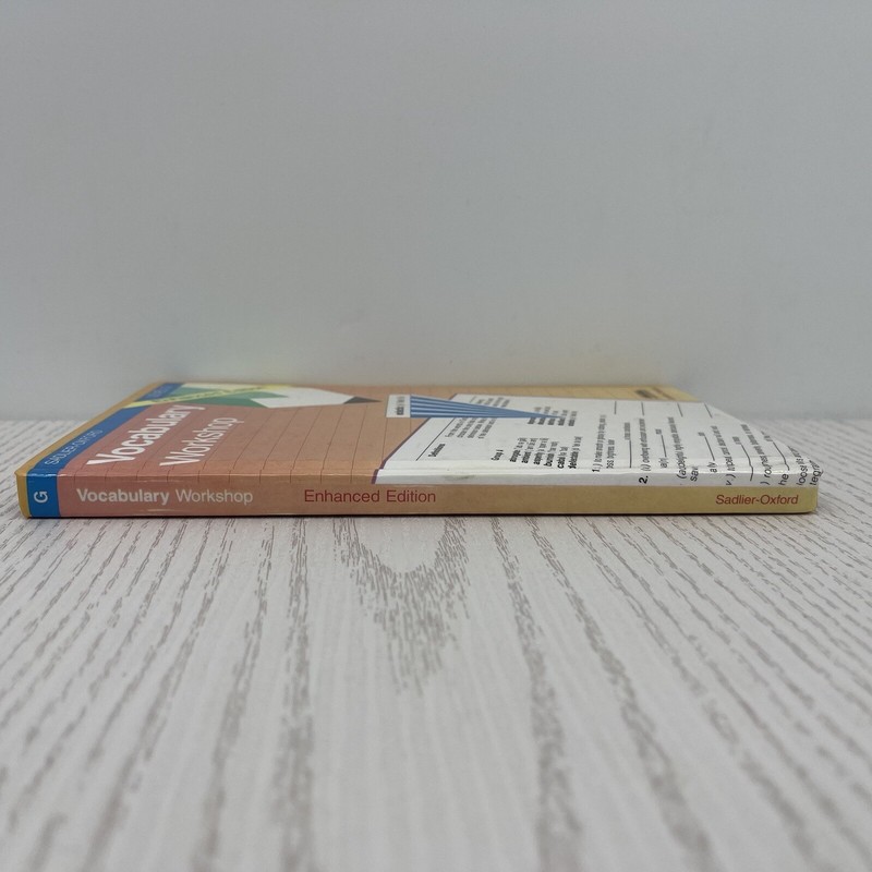 Vocabulary Workshop : Level G, Enhanced Edition by Jerome Shostak (1995,... gallery