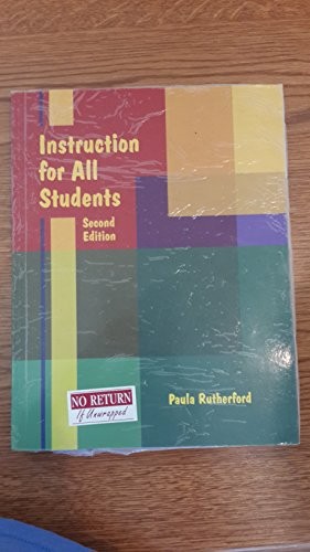 Instruction for All Students by Rutherford, Paula Paperback / softback Book The