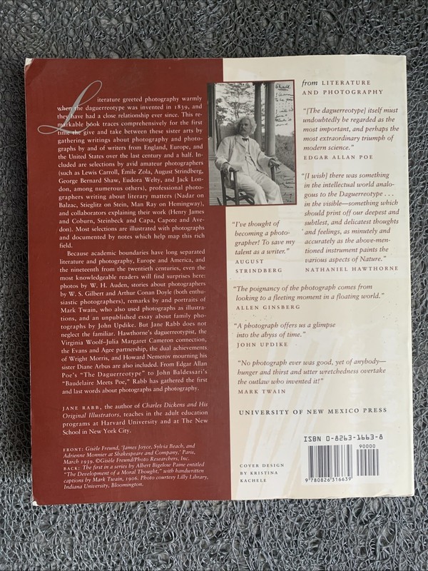 Literature and Photography : Interactions 1840-1990 : a Critical Anthology by Ja gallery