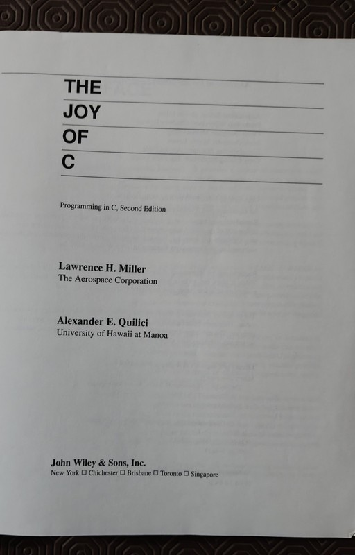 The Joy of C : Programming in C by Miller, Lawrence gallery
