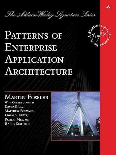 Patterns of Enterprise Application – Hardcover, by Fowler Martin – Very Good w