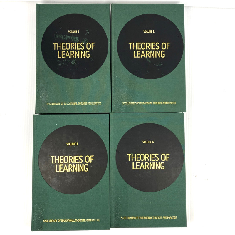 Theories of Learning by David Scott 4 vols Sage Library Educational Thought HC