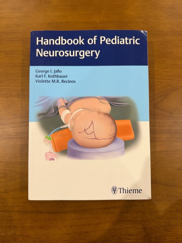 Handbook of Pediatric Neurosurgery – Thieme