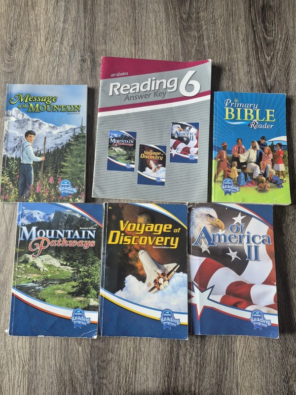 Abeka Grade 6 Lot of 31 Books. Curriculum Plans, Answer Keys, Reading Books gallery