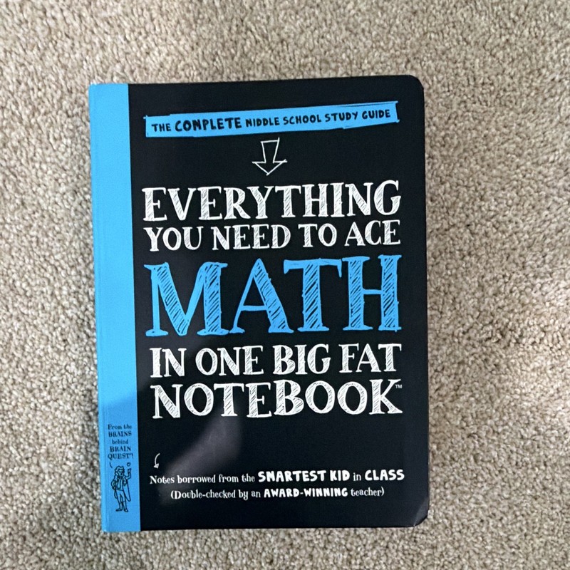 Workman Publishing Big Fat Notebook Math Study Guide PB Book English Very Good