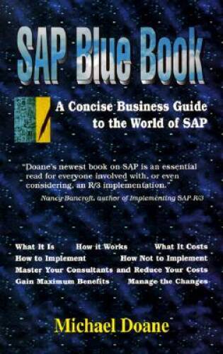 SAP Blue Book, A Concise Business Guide to the World of SAP – Paperback – GOOD