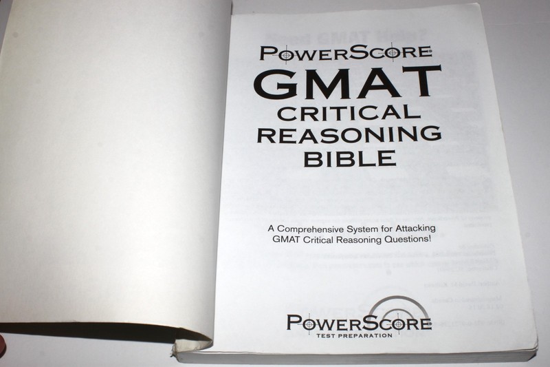 PowerScore GMAT Critical Reasoning Bible by David M. Killoran 2015 Edition gallery