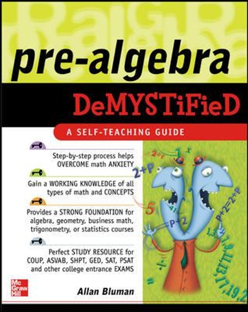 Pre-Algebra Demystified Perfect Allan G. Bluman