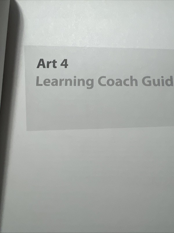 K12 Intermediate Art American A Student Pages Semesters 1 & 2 and Learning Coach gallery