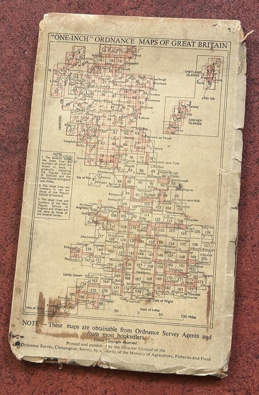 OS Ordnance Survey One Inch Map, The Solent, Sheet 180, 1945 gallery