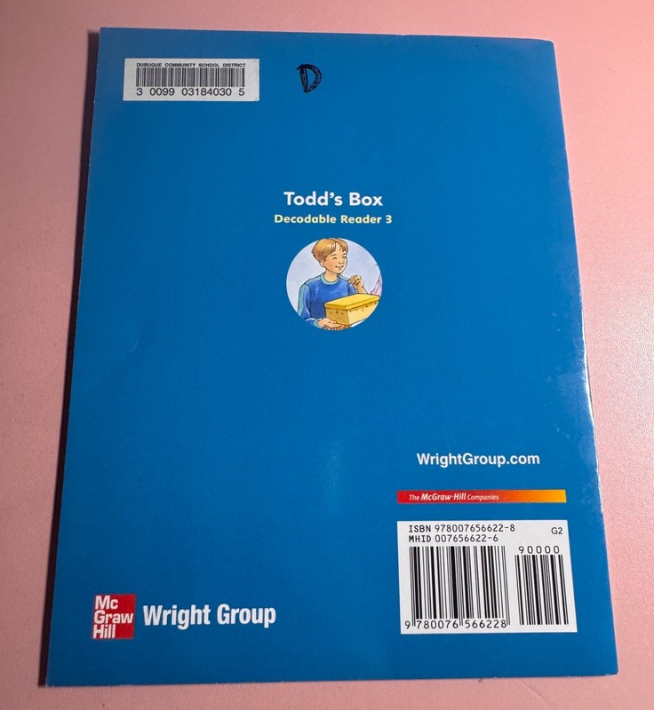 Wright Group Lead 21 Decodable Reader 3 Todd's Box Charles Martin gallery