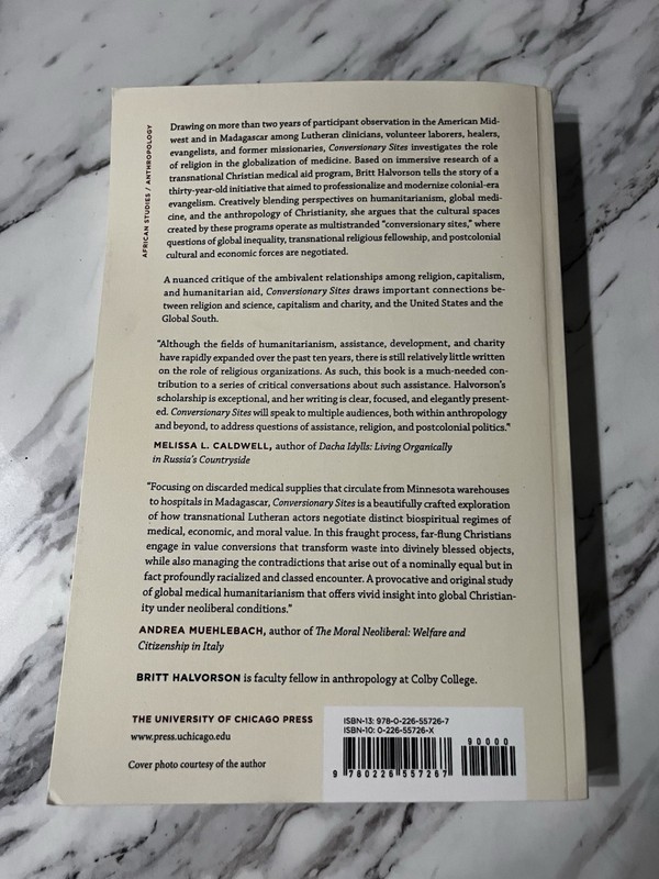 CONVERSIONARY SITES: TRANSFORMING MEDICAL AID Britt Halvorson Paperback gallery