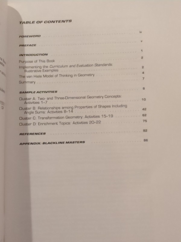 Grades 5-8 Curriculum And Evaluation Standards Mathematics Geometry In The Middl gallery