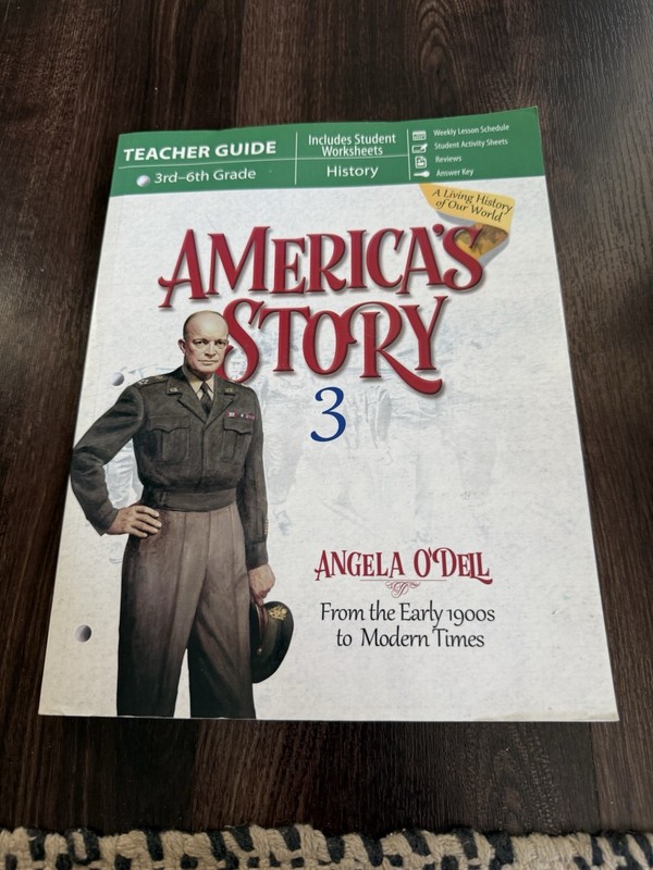 Masterbooks America’s Story 3 From the Early 1900s-Modern Times Teacher’s Guide