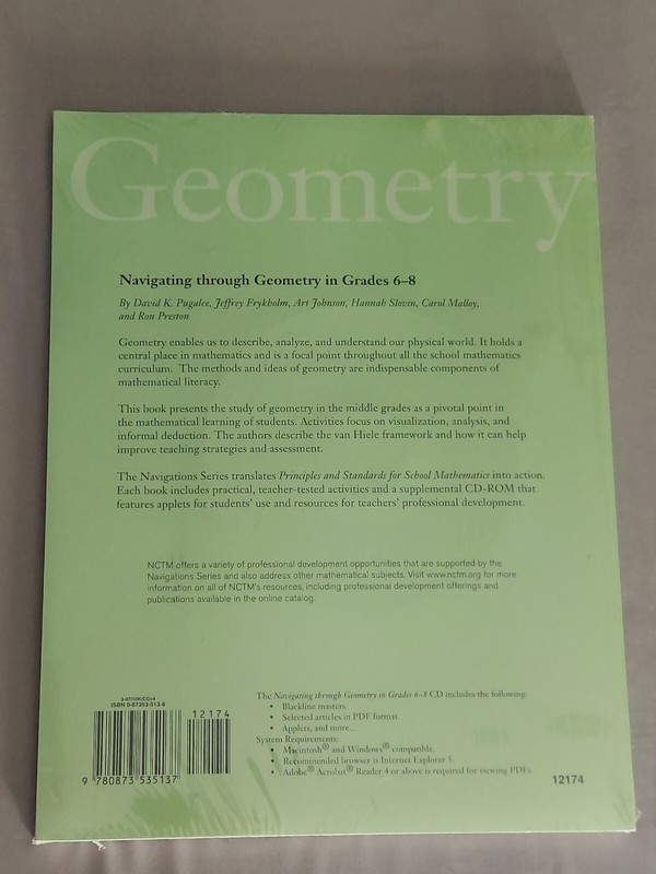 Navigating Through Geometry Grades 6-8 NCTM New National Council Of Teacher Math gallery