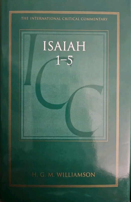 Critical and Exegetical Commentary on Isaiah 1 – 27, Isaiah 1-5, Vol 1