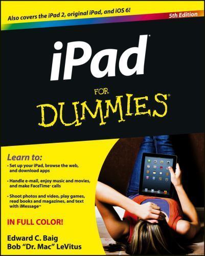 iPad For Dummies – paperback, Edward C Baig, 9781118498231