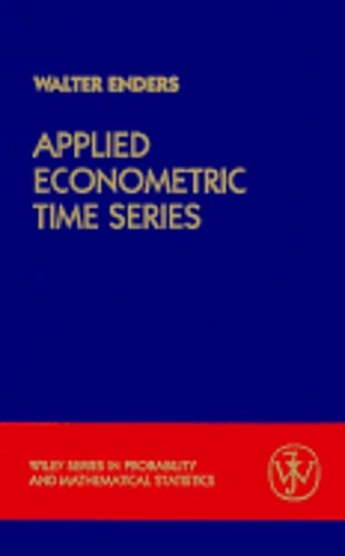 Applied Econometric Times Series by Walter Enders: Used