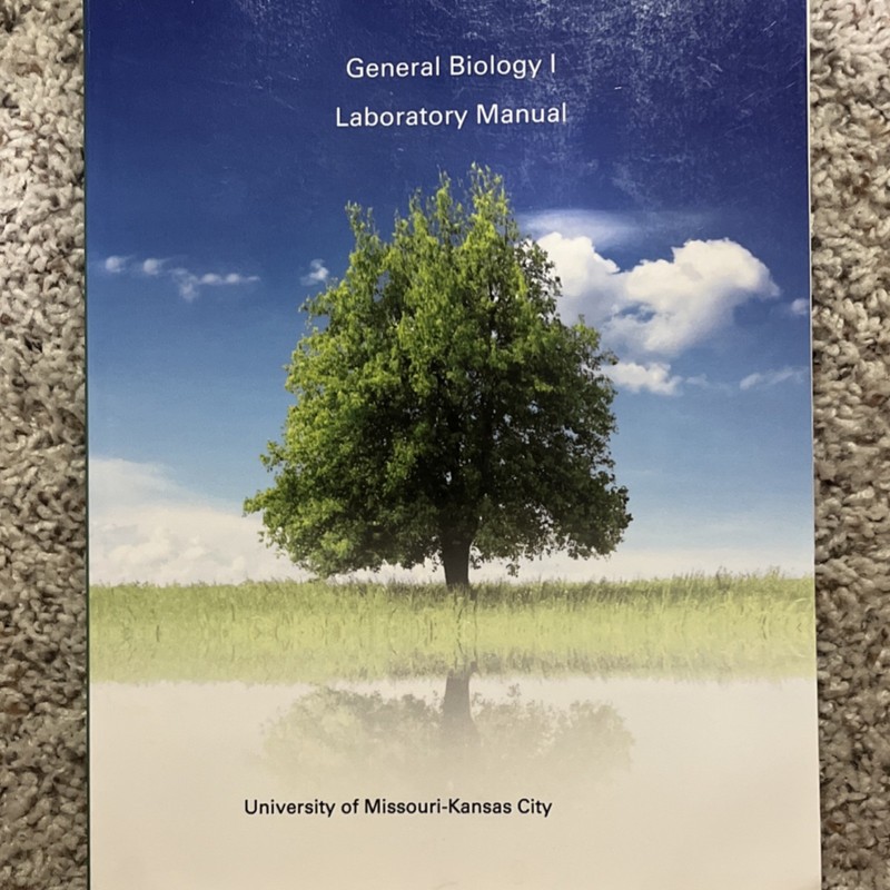 Pearson General Biology I Laboratory Manual Custom Edition Paperback UMKC