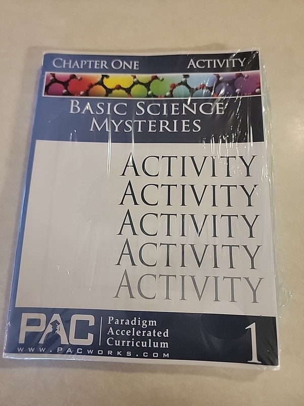 PAC Basic science Mysteries Activity Book Set Of 5.