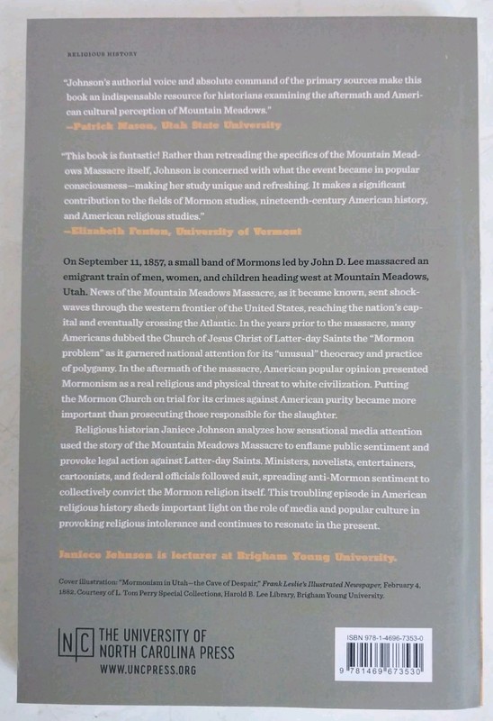Convicting the Mormons : The Mountain Meadows Massacre in American Culture by... gallery