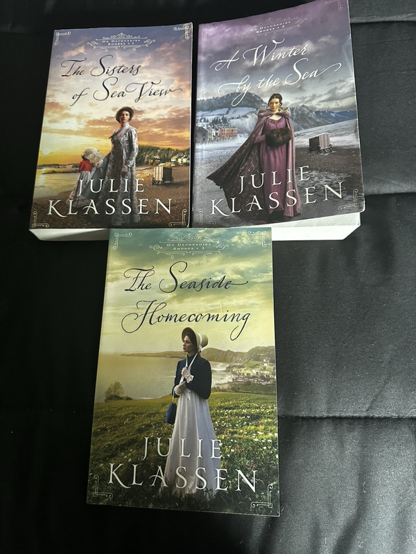 On Devonshire Shores 3 BOOK Set by Julie Klassen–FREE SHIPPING