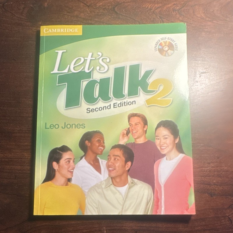Cambridge Let’s Talk 2 Second Edition by Leo Jones, Book, Audio CD