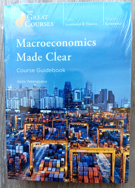 Great Courses: Macroeconomics Made Clear DVD & Guidebook – NEW SEALED