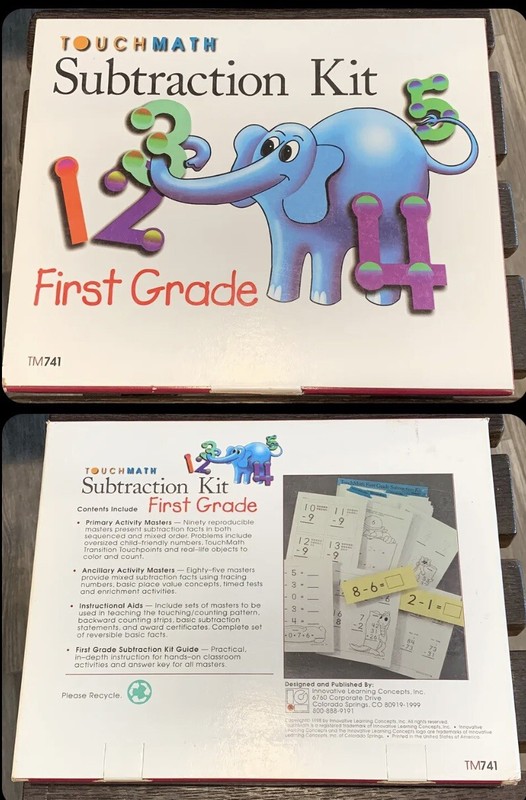 TouchMath K 1st 2nd 7 Kits Innovative Learning Concepts SOLD INDIVIDUALLY gallery
