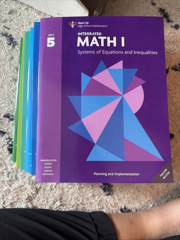 Open Up High School Mathematics Integrated Math 1 Teacher Edition COMPLETE gallery