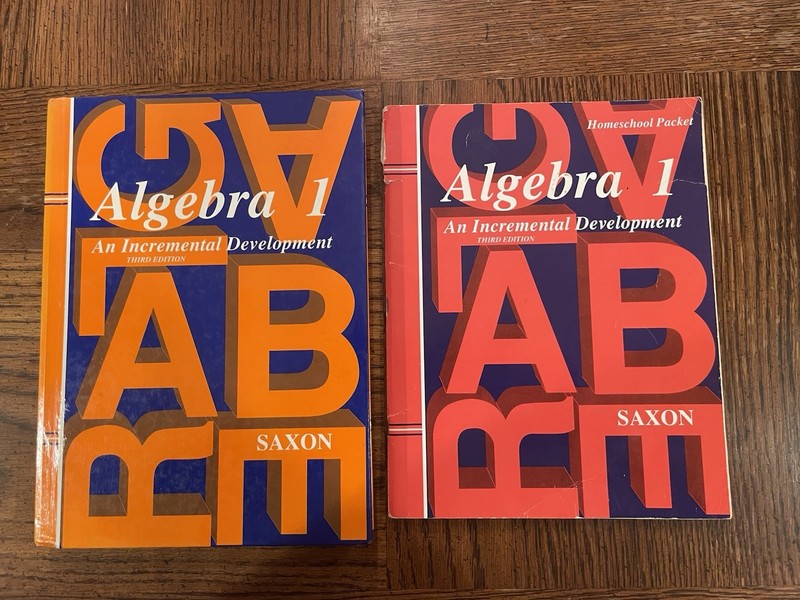 Algebra 1 An Incremental Development + Homeschool Packet -3rd Edition