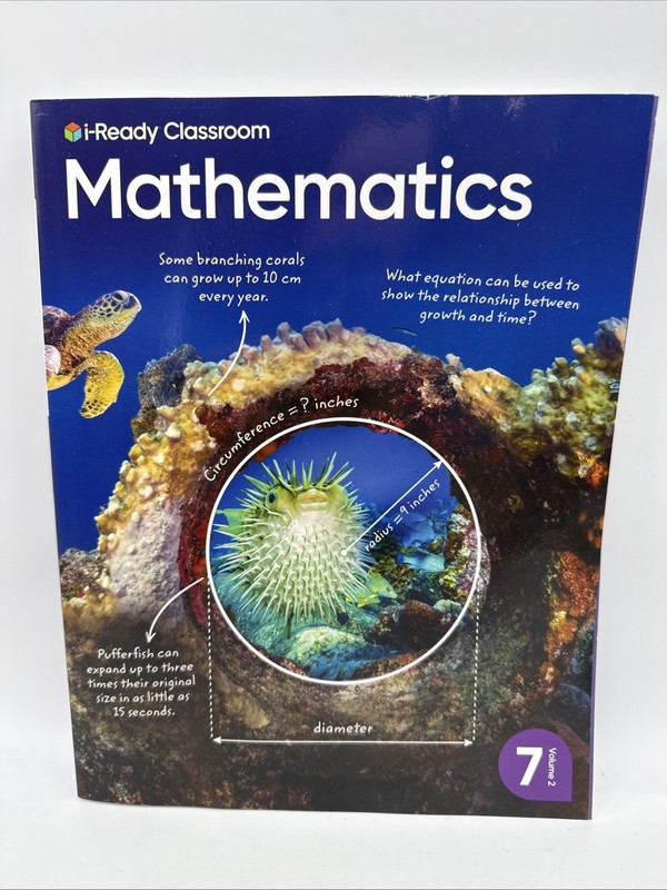 i-Ready Classroom Mathematics Grade 7 Student Text VOLUME 2 -7th Grade NEW