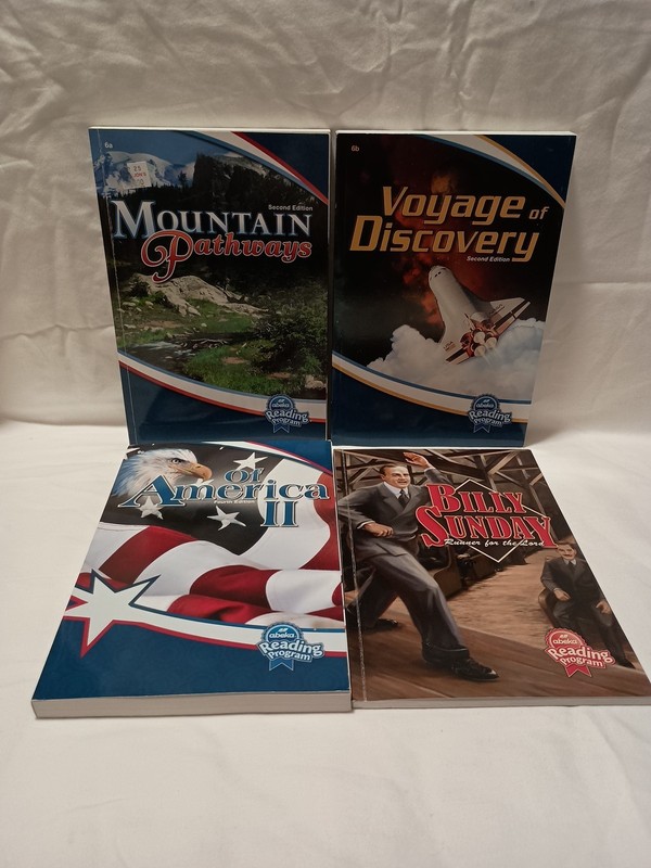 Abeka Reading Program 6th Grade Readers, Set Of 4