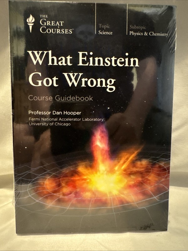 Great Courses: What Einstein Got Wrong ~ DVD & Guidebook ~ Brand New