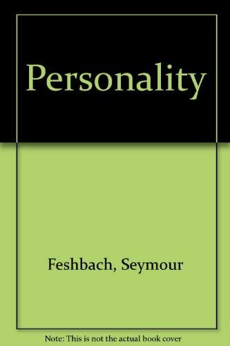 Personality – Feshbach, Seymour|Weiner, Bernard – Good – See condition notes
