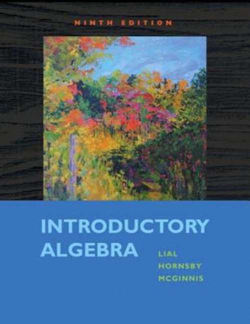 Introductory Algebra Terry, Lial, Margaret L., Hornsby, John E. M
