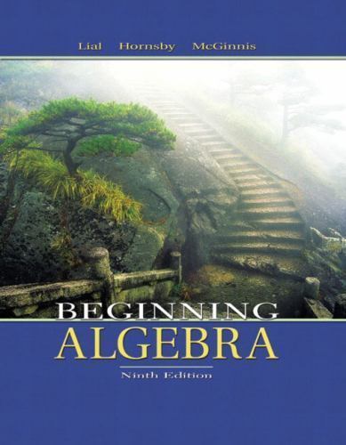 Beginning Algebra – 9780321127112, Margaret L Lial, hardcover